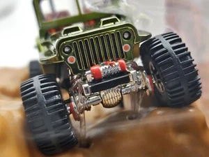 2021 HOT WHEELS RLC GREEN SPECTRAFLAME PAINT ROCK CRAWLER 1944 WILLYS MB #13997 - Picture 1 of 12