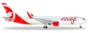 New! Herpa 524230-001 Air Canada Rouge Boeing 767-300 reg. C-FMXC 1:500 diecast