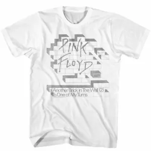 Pink Floyd Light Bricks White Adult T-Shirt - Picture 1 of 2