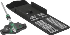 Wera 400 RA Satz 1 Kompakt 17-teilig T-Griff Ratschenbit Schraubendreher Satz, 023471 - Bild 1 von 8