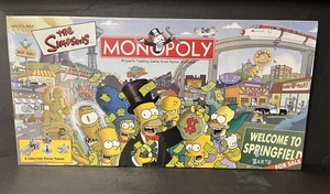 Hasbro Monopoly The Simpsons Edition Board Game 2001 - NEW FACTORY SEALED - Picture 1 of 7