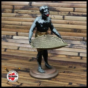 Art Deco - Antik Blackamoor - Zigarettenhalter - Statue - Bild 1 von 3