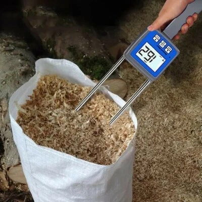Wood Sawdust Powder Moisture Meter Hay Bale Bamboo Powder Humidity Tester - Image 1 of 4