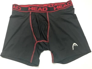 Mens Head Stretch Boxer Stretch Black Breif Size XL Black 30" - Picture 1 of 4