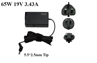 Original FSP 19V 3.43A 65W Charger for Intel NUC 5.52.5mm Tip Power Adapter - Image 1 of 4
