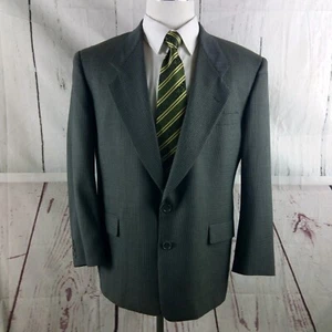 Pierre Cardin Man In Wool 43S Wool 2 Button Multicolor Check Blazer Sport Coat - Picture 1 of 12