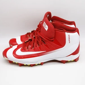 Nike Mens Huarache Red Baseball Cleats Shoes Sneakers Size 13 - Picture 1 of 11