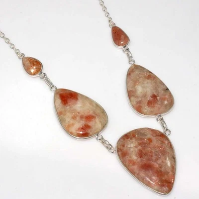 Collar Chapado en Plata 925 Piedra Solar 18" Diseño Edición Limitada GW Foto 1 de 3