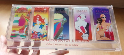 NUEVO DE COLECCIÓN Escada Edición Coleccionista Miniatura Perfume Set Foto 1 de 2
