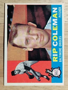 1960 Topps #179 Rip Coleman (nuevo) - Imagen 1 de 2