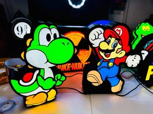 Mario LED Display Sign - Jump Into Illuminated Gaming Glory! - Picture 1 of 3