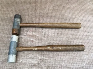 2 VTG S.W. Southwest Co Copper Aluminum Face 1-1/8" Mallet Hammers Gunsmith Tool - Picture 1 of 19