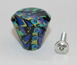 Möbelknopf Artdecor Kunststoff Ø 28mm Möbelknauf Schubladenknopf bunt - Bild 1 von 2