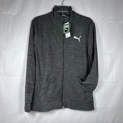 PUMA Kids флисовая куртка размер XL (18-20) черный вересковый ☆ новый с Ярлыками ☆ Рекомендуемая розничная цена производителя $42.00 ☆ новый  - Изображение 1 из 4