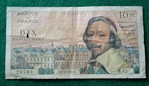 Billet 10 Francs - Richelieu 3-12-1959 Fay 57/4 - TTB Rare - Imagen 1 de 2