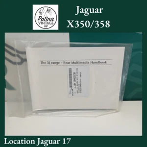 JAGUAR XJ X350 X358 REAR MULTIMEDIA HANDBOOK DVD/VCR PLAYER - Picture 1 of 1