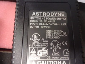 SPU45-202 Astrodyne 45 Watt Desktop Switching supply Brand New! - Picture 1 of 3