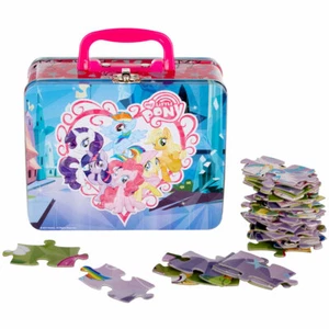 MY LITTLE PONY 48 PC Puzzle in Tin Lunch Box Kids Girls Gift Bag NEW - Picture 1 of 9