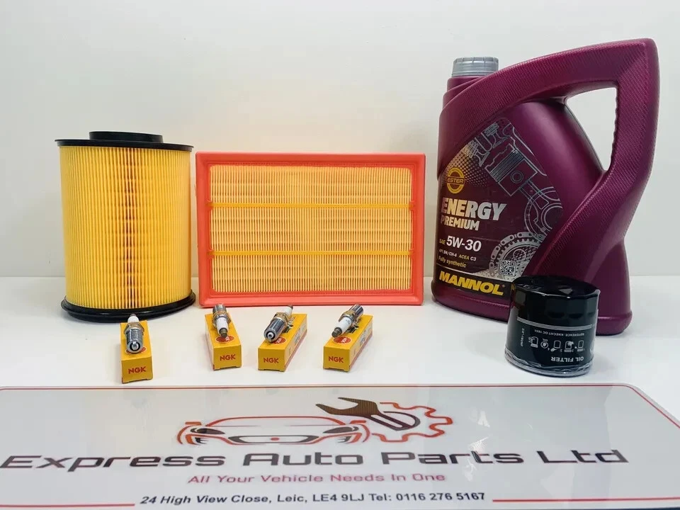 Ford Focus MK2 1.2 1.4 1.6 2004-2012 Kit de servicio 5w30 Aceite de motor FILTROS DE CALIDAD Foto 1 de 4