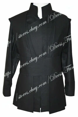 Star Wars Cosplay Luke Skywalker Costume Male Black Uniform Halloween Outfit - Image 1 of 4