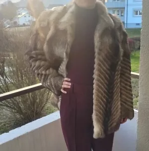 Echte Pelzjacke für Damen/ real fur coat - Bild 1 von 5