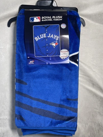 Toronto Blue Jays Royal Plush Throw Blanket 50”x60” - Ships Today Cover