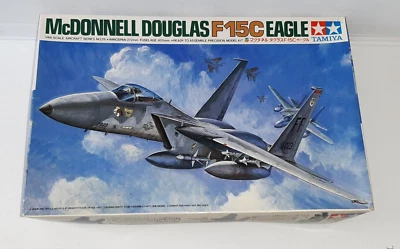 AEREO MCDONNELL DOUGLAS F15C EAGLE KIT MONTAGGIO TAMIYA SCALA 1/48 - Immagine 1 di 2