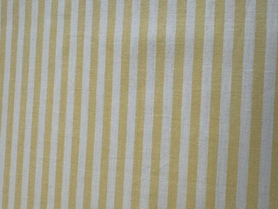 Country Cottons quilt fabric by Marcus Brothers 3681 yellow stripe 1/4" - Image 1 of 3