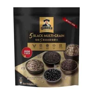 QUAKER 5 BLACK MULTIGRAIN MIX OAT 518G FREE SHIPPING WORLD WIDE - Picture 1 of 2