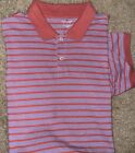 Mens Roundtree & Yorke Short Sleeve Striped Polo Shirt Size XL - EUC