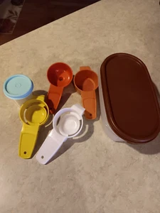 Vtg Lot of 6 Tupperware Mini Kitchen Gadgets Separator Strainer Funnel Midget + - Picture 1 of 5