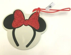 Minnie Mouse Luggage Bag Tag Suitcase Backpack Carry-on ID Travel Disney Parks - Picture 1 of 12