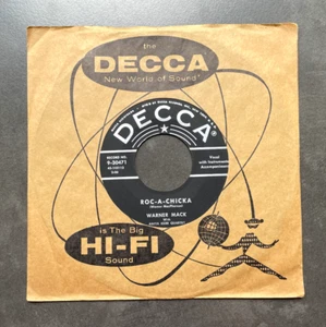 7" Warner Mack - Roc-A-Chicka - US DECCA Rockabilly - Imagen 1 de 1