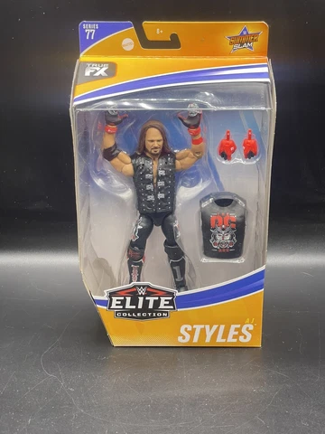 WWE AJ Styles Elite Series 86 Summer Slam Mattel Wrestling Figure BRAND NEW Cover