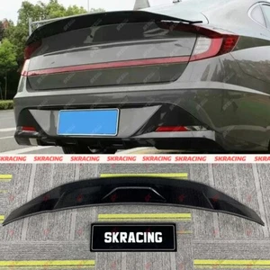 Alerón trasero negro brillante/fibra de carbono para Hyundai Sonata 2020-2022 - Imagen 1 de 38