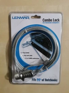 LEMAR 6' Foot Anti-Theft Cable Combo Lock for Notebook Computers New! - Picture 1 of 2