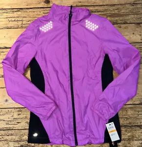 Ideology Women Sz S Purple Full Zip w/Pockets Windbreaker NWT - Picture 1 of 6