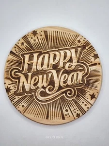 GIFTS COASTERS LASER ENGRAVING COLLECTION NEW YEAR, MODELS TO CHOOSE FROM - Picture 1 of 64