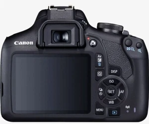 Canon EOS 2000D 24.1MP Digital SLR Camera - Black (Kit with 18-55 f/3.5-5.6... - Afbeelding 1 van 4
