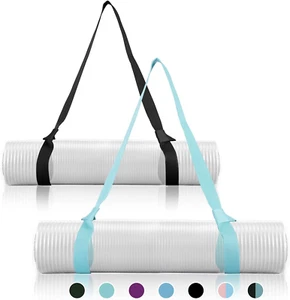 2 Packs Yoga Mat Strap for Carrying, Yoga Mat Carrier, Adjustable Yoga Mat Sling - Picture 1 of 12