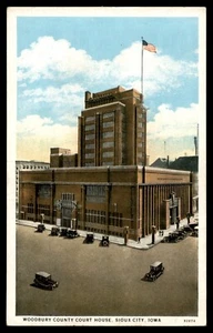 Vintage Postkarte Woodbury County Court House, Sioux City, Iowa UNP - Bild 1 von 2