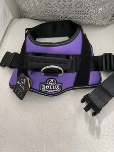 Bolux Service Dog Harness Easy On/Off Reflective Adjustab Pet Vest Harness Sz Lg - Picture 1 of 6