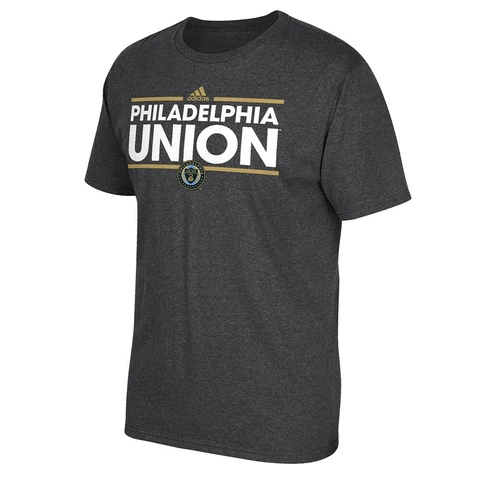 Philadelphia Union MLS Adidas Dassler Team Graphic Men's Grey T-Shirt Cover