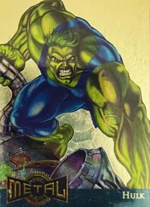 1995 Marvel Metal Gold Blaster chase insert #5 The Hulk *VINTAGE CARD* - Picture 1 of 1