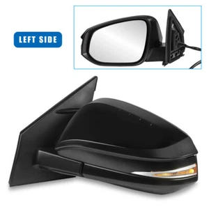 Left Driver Side Mirror Power Heated Glass Turn Signal For 2013-2015 Toyota RAV4 - Picture 1 of 9