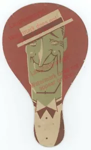 Actor de Cine Maurice Chevalier Raro Vicenta Domingo Publicidad Abanico de Mano - Imagen 1 de 2