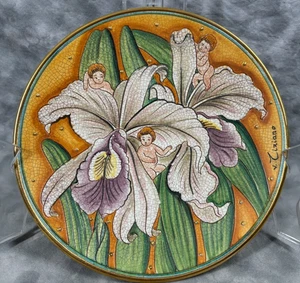 Piatto Vintage 1979 V. Tiziano "Figli Fiori" Edizione Limitata Italia Veneto Flair - Foto 1 di 9