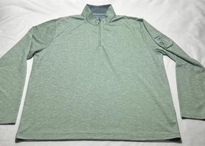 Maglione Golf Crooked Stick Johnnie O Randall 1/4 Zip Uomo Taglia XL Colore Wasabi - Foto 1 di 10