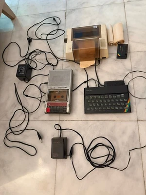 ZX Spectrum+ completo con teclado, cassette, impresora, joystick y accesorios - Imagen 1 de 4
