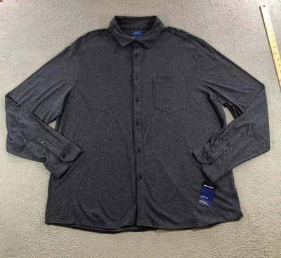 apt 9 Polo Shirt Men’s XXL Gray Long Sleeve  - Image 1 of 4